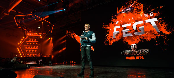 Dolph Lundgren uvedl na WG Festu švédské tanky do hry World of Tanks