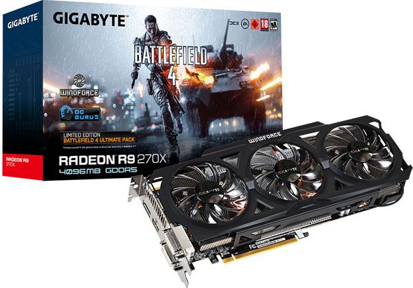 Gigabyte vydává 4 GB variantu grafické karty Radeon R9 270X