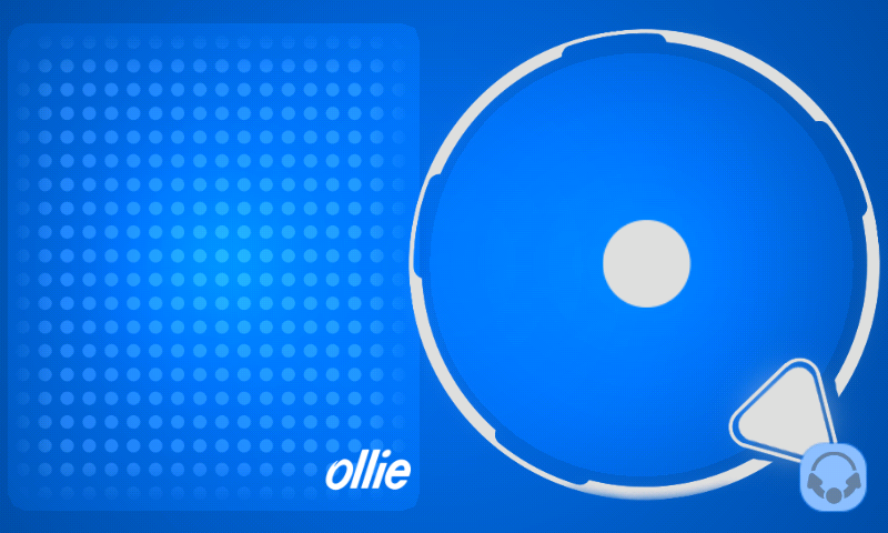 Uživatelské rozhraní aplikace Sphero Ollie.