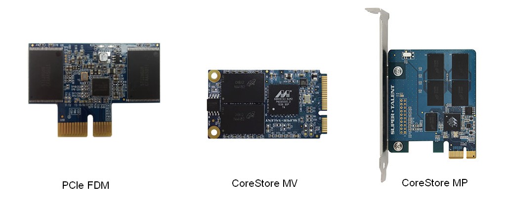 Super Talent uvedl SSD s rozhraním mini-PCIe, PCI-Express ×1 a PCIe FDM