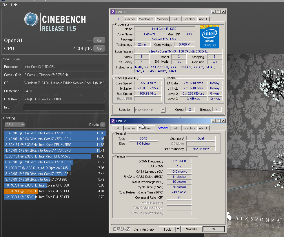 Intel Core i3-4150: Haswell Refresh v lidovém procesoru