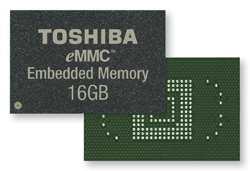 Toshiba představila 64GB modul typu NAND flash