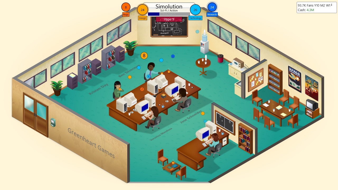 A takto Game Dev Tycoon...