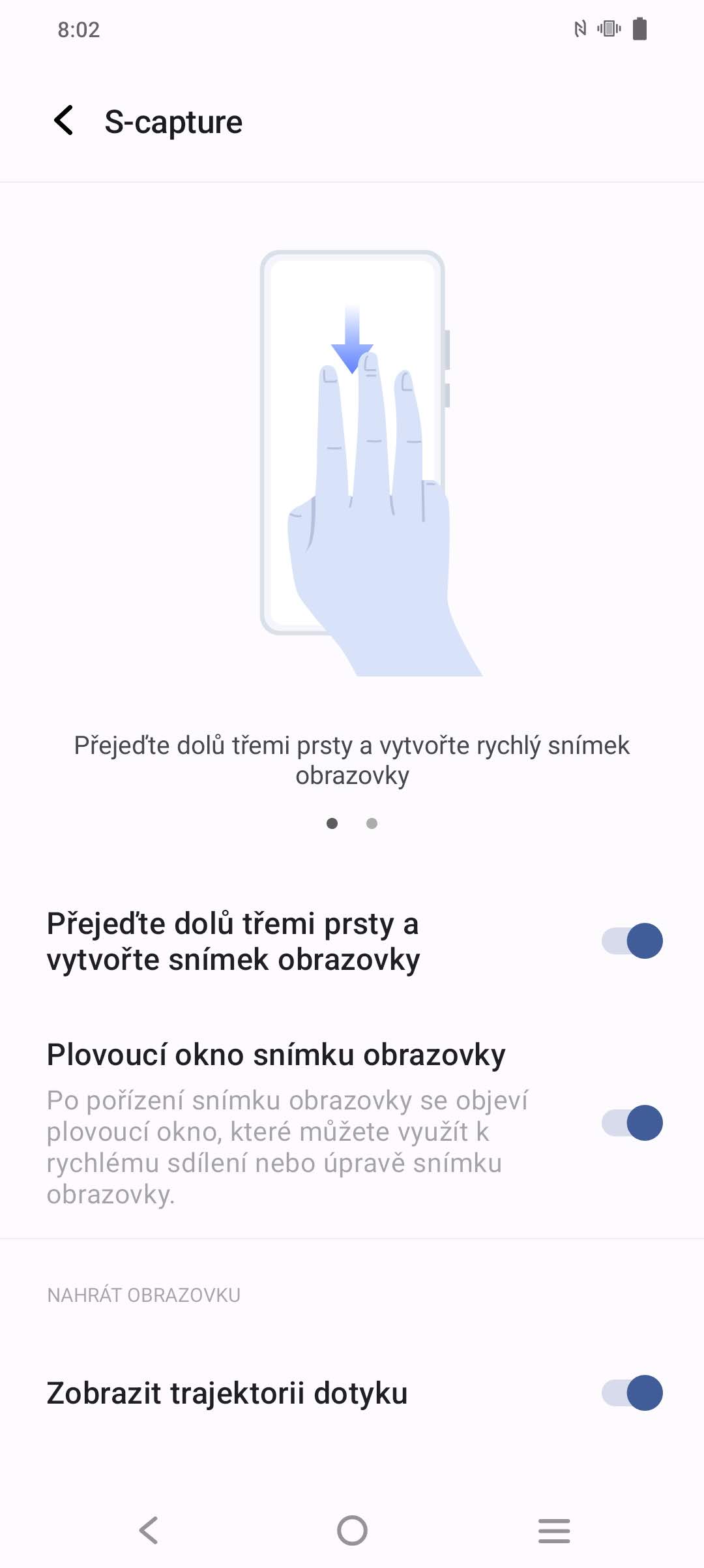 Vivo neříká screenshot, ale S-Capture