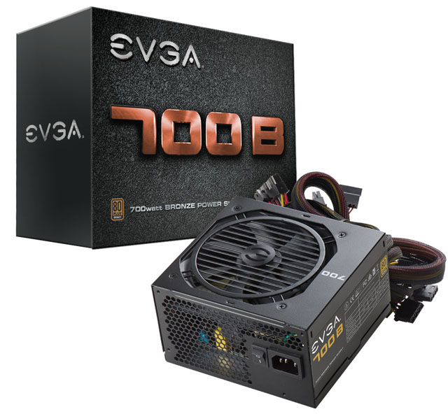 EVGA 700B: nové 700 PSU s certifikací 80 PLUS Bronze za přijatelné peníze