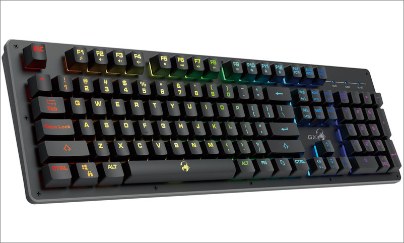 Genius GX Gaming Scorpion K10: levná klávesnice s RGB podsvícením