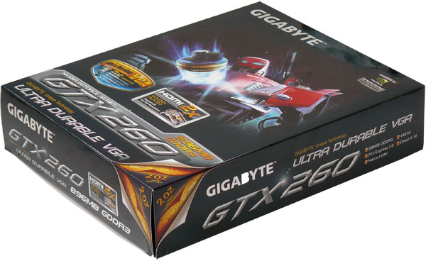 Gigabyte GTX 260 OC - přetaktovaná a se zlatým HDMI