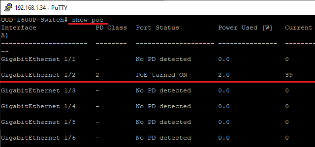 SSH na QNAP QGD-1600P