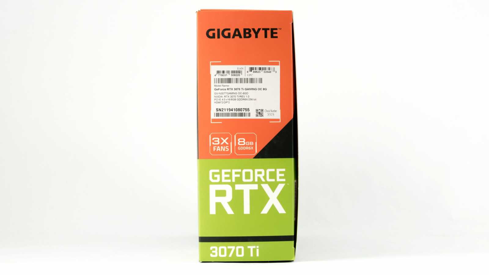 Gigabyte GeForce RTX 3070 Ti Gaming OC v testu