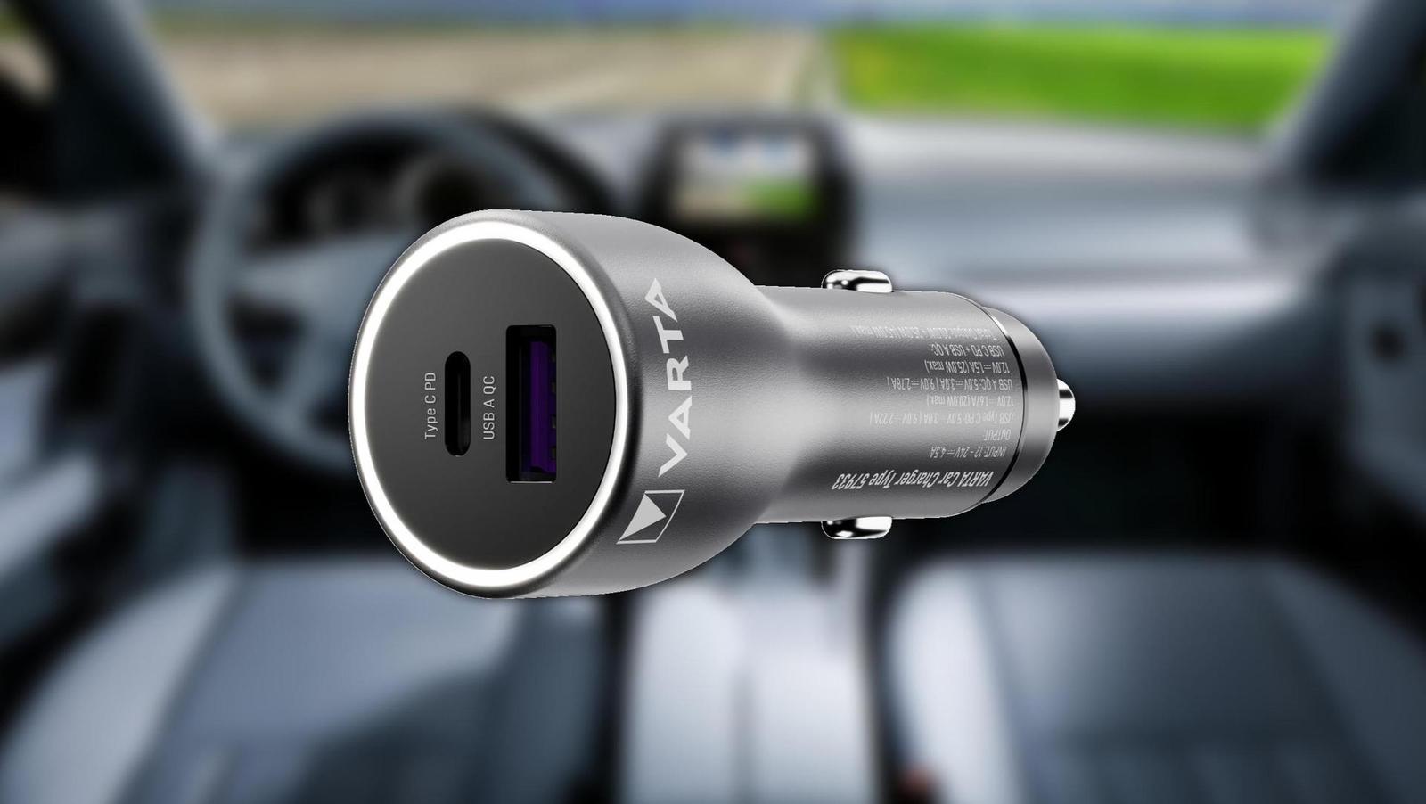 Rychlé nabíjení i v autě - Varta Car Charger