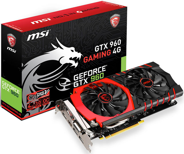 MSI rozšiřuje své portfolio grafických karet o 4GB model grafiky GeForce GTX 960