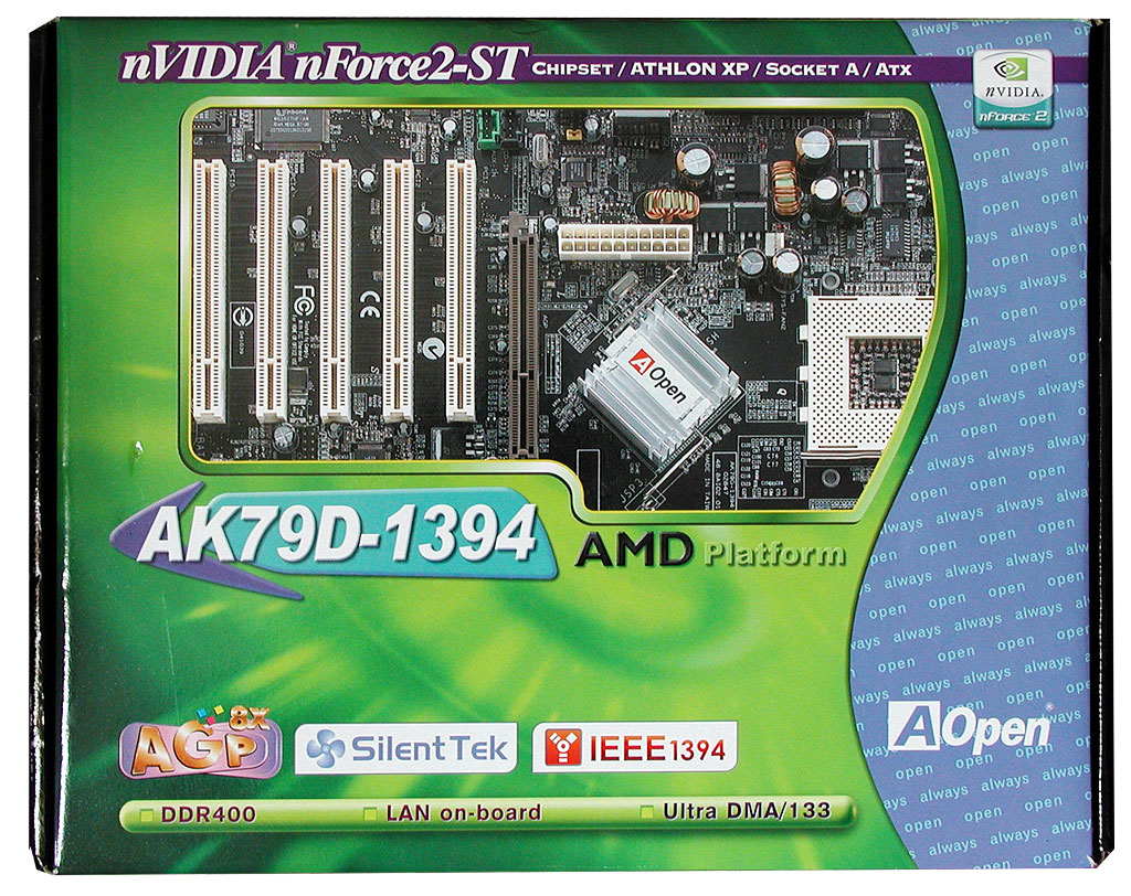 Aopen AK79D-1394: další nForce 2 v řadě