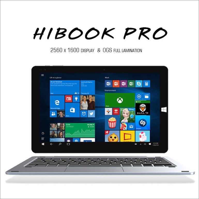 Chuwi HiBook Pro dostane QHD displej a 4 GB RAM