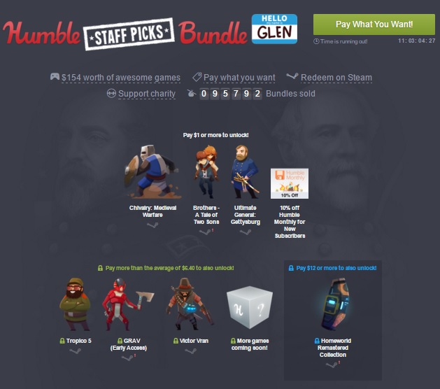 Zažeňte nudu zábavnými hrami z výprodeje Humble Bundle