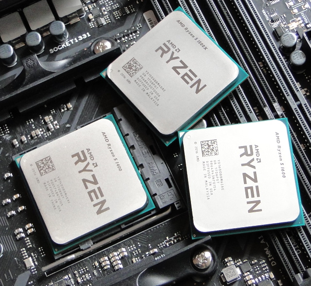 AMD Ryzen 5 1600, 1500X a 1400: šest a čtyři jádra v testu 