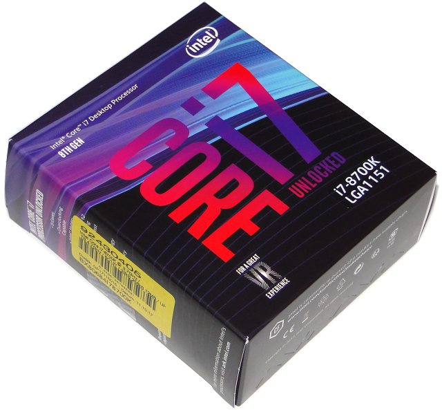 Core i7-8700K s taktem 4,7 GHz (Coffee Lake) v testu