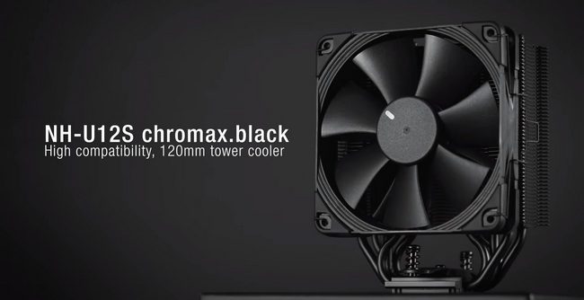 Noctua začíná prodávat celočerné procesorové chladiče Chromax Black