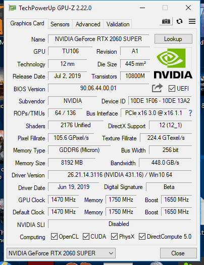 Test nových GeForce RTX 2070 Super a RTX 2060 Super 