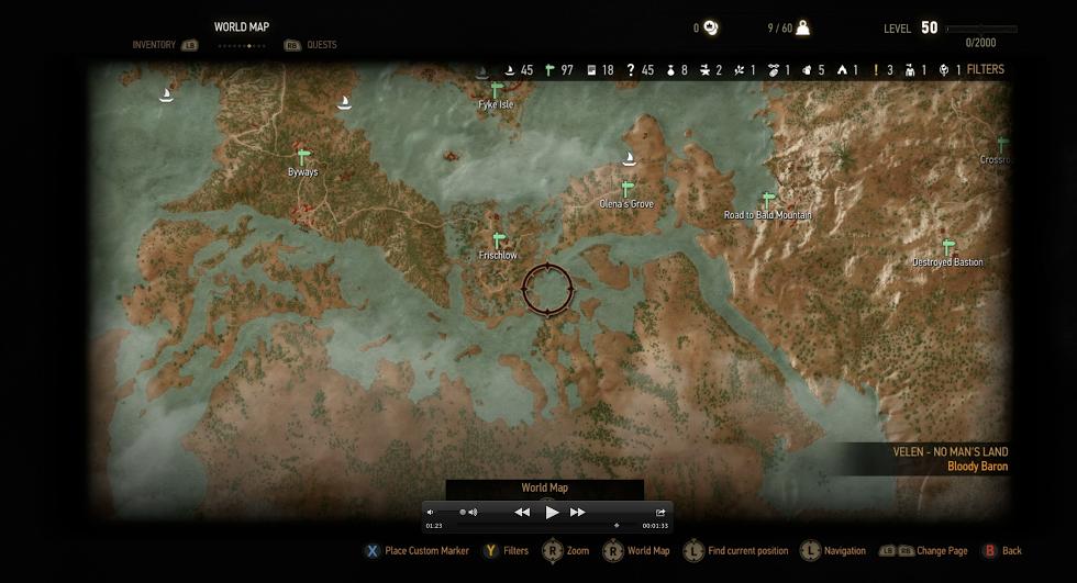 Mapa hry Zaklínač 3: Divoký Hon byla odhalena, podívejte se kde všude se budete toulat!