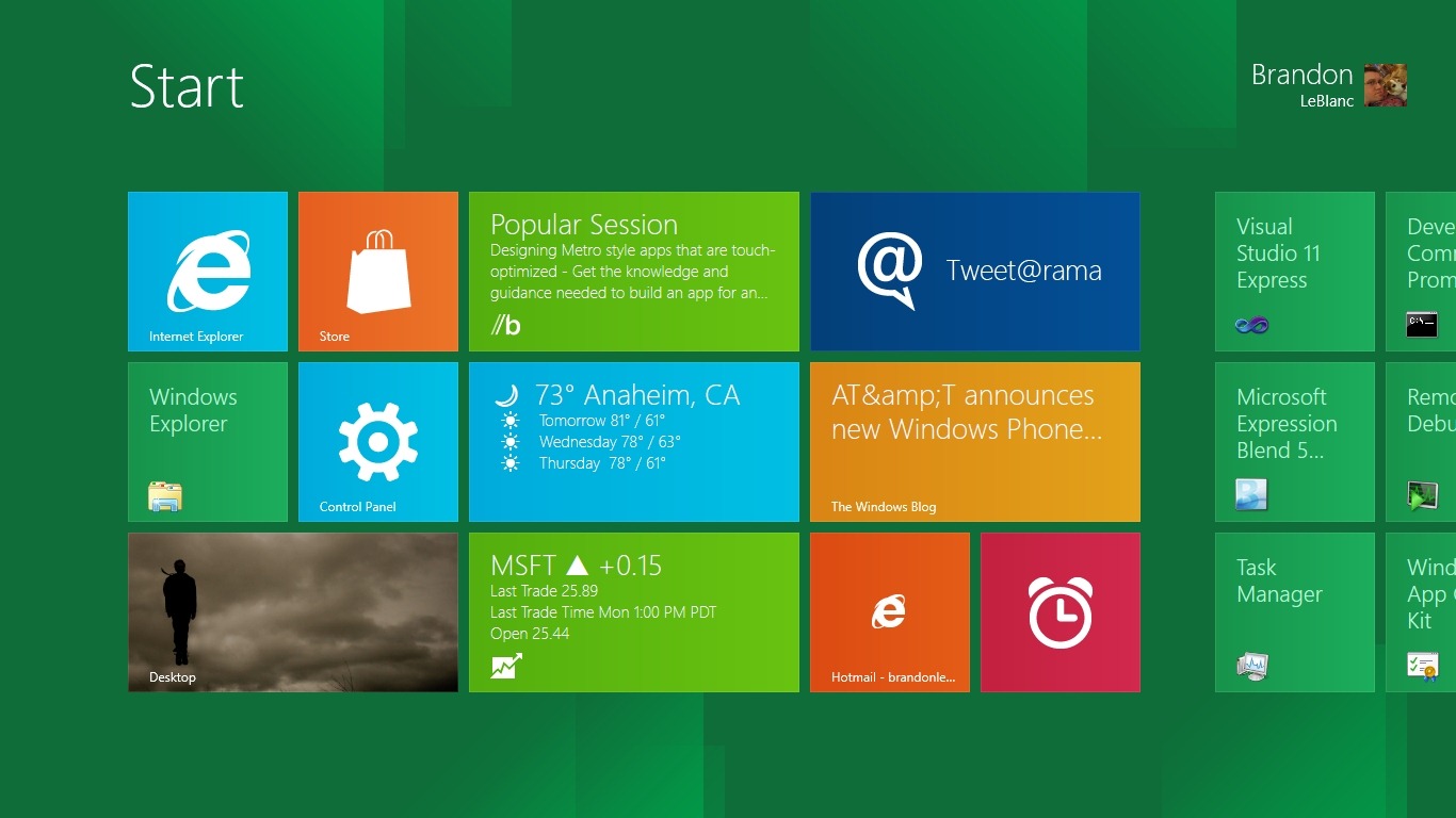 Microsoft zveřejnil minimální hardwarové požadavky Windows 8 pro tablety