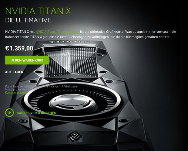Nvidia se Vegy nebojí, zdražila potichu Titan X!