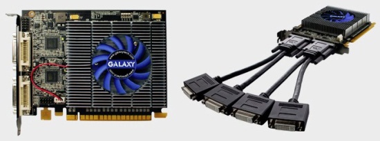 Galaxy připravuje GeForce GT 610 MDT, kterou připojíte k několika monitorům