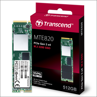 Transcend MTE820 je výkonný M.2 SSD 