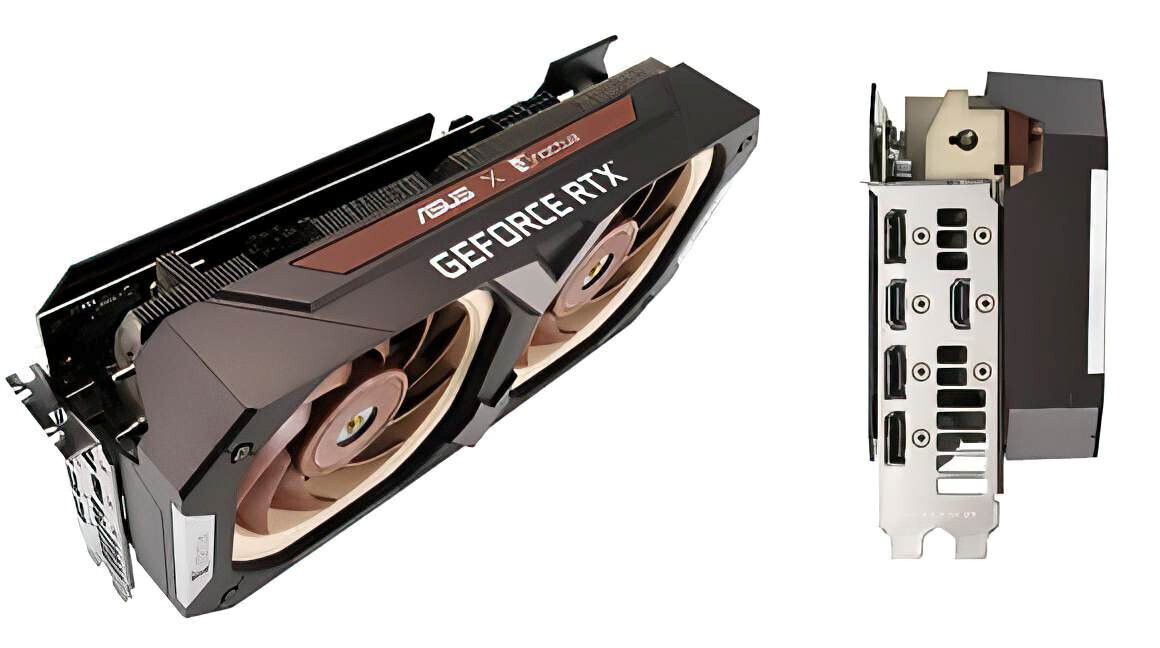 Unikl vzhled grafiky RTX 3070 s Noctua chladičem