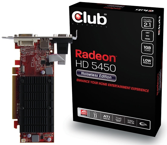 Club 3D uvádí svůj Radeon HD 5450