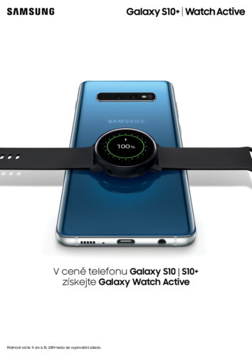 Podzimní akce Samsungu: k nákupu Galaxy S10 zdarma Galaxy Watch Active