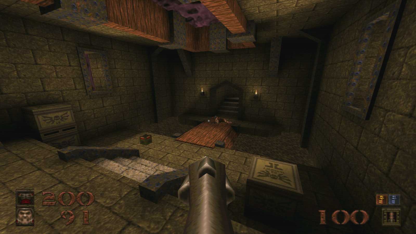 Quake s 3Dfx filtrem (Reshade)