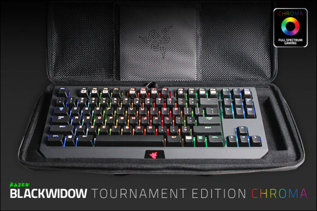 Razer rozšiřuje svoji řadu herních periferií Chroma o klávesnici BlackWidow Tournament Edition