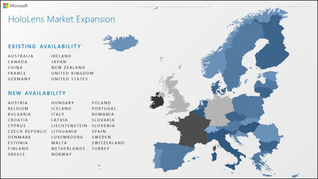 Microsoft HoloLens míří na další trhy včetně ČR