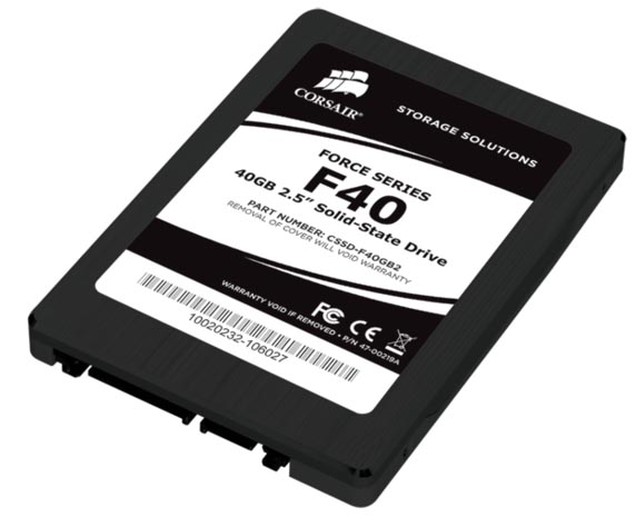 Corsair F40 - 40GB SSD disk pracuje na plné rychlosti