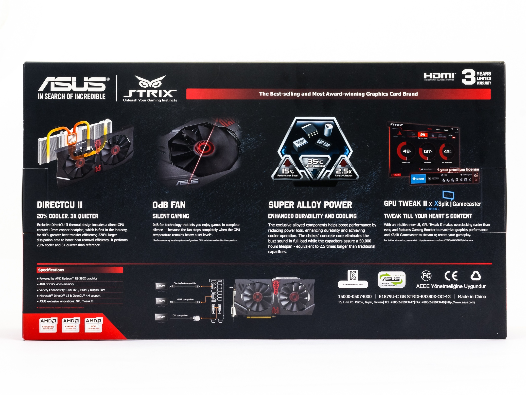 Asus R9 380X STRIX v testu: Když grafiky za šest nestačí