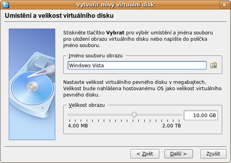 VirtualBox aneb Windows Vista v Linuxu