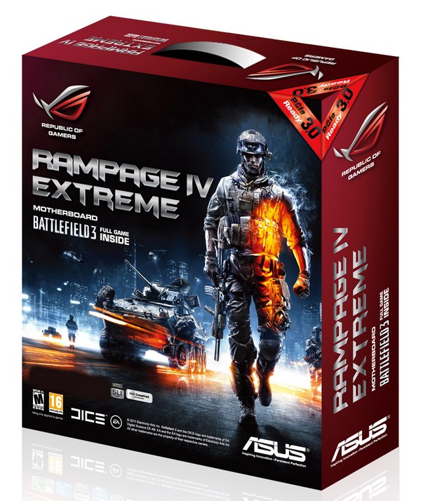 Asus vám dá Battlefield 3 k základním deskám i grafikám