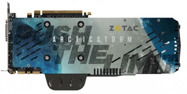 Zotac chce na veletrhu Computex 2015 předvést grafickou kartu GTX Titan X s hybridním chladičem Arctic Storm