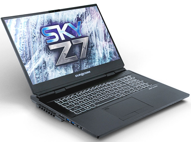 Notebook Eurocom Sky Z7: dělo s i9-10900K a RTX 2080 S