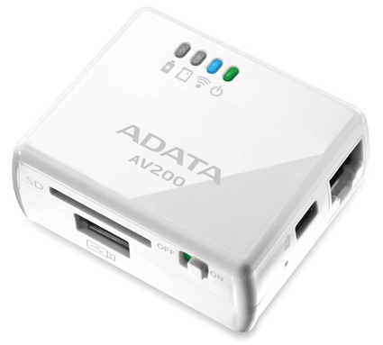 A-Data DashDrive Air AV200: Přenosný multimediální přístupový bod