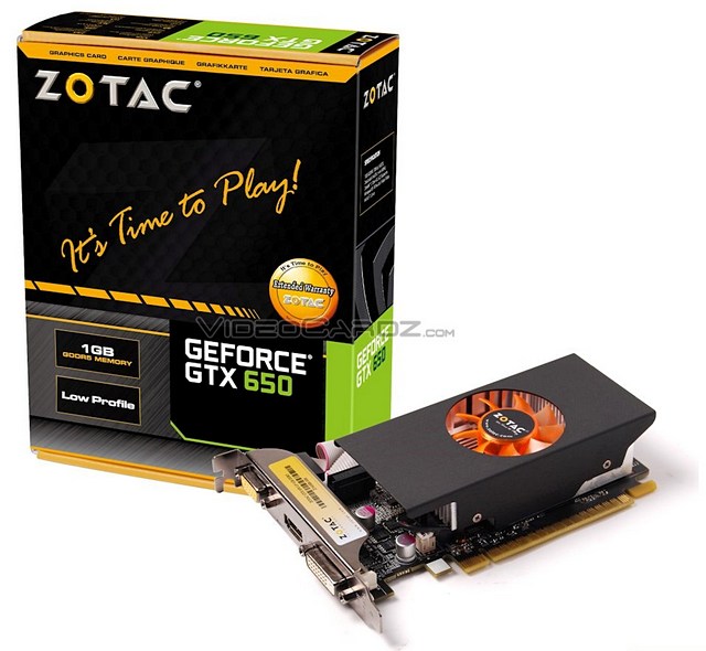 ZOTAC připravuje nízkoprofilovou GeForce GTX 650 LP