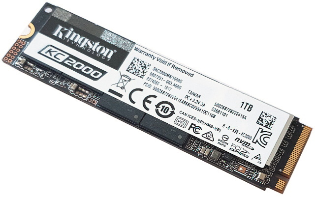 SSD Kingston KC2000 1 TB: nová generace SSD pro NVMe 