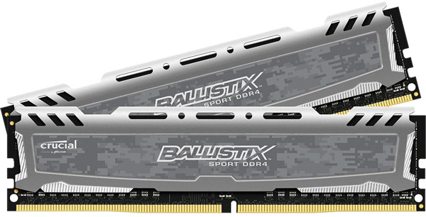 Paměťový moduly CRUCIAL Ballistix Sport LT DDR4 2400