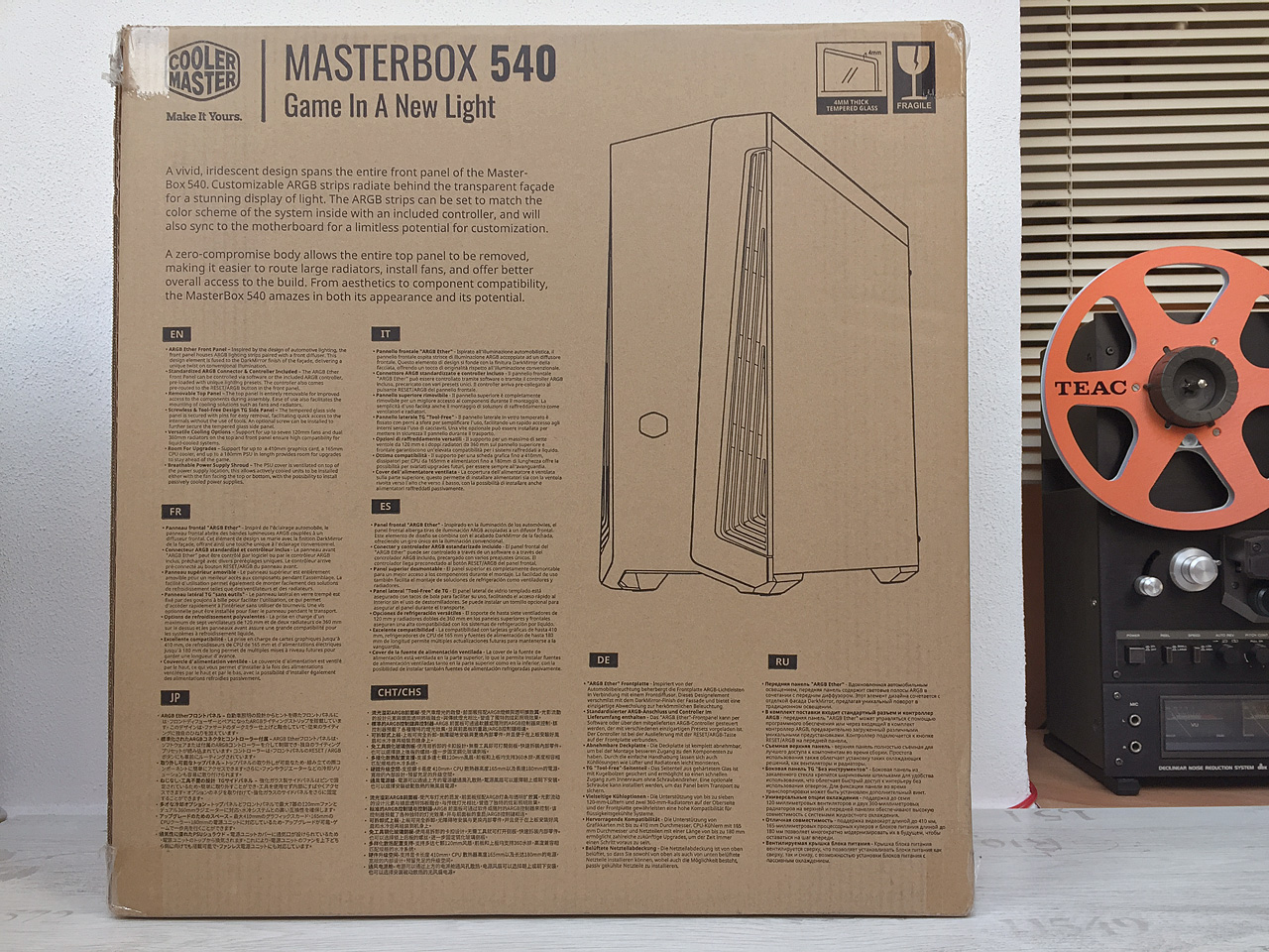 Test skříně Cooler Master MasterBox 540