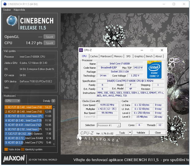 Intel Core i7-6800K: Nejlevnější Broadwell-E v testu