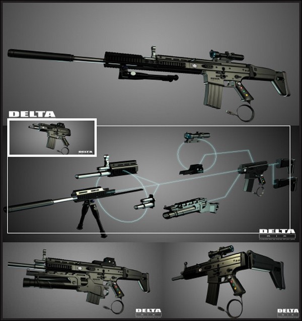 Delta Six: Netradiční ovladač pro střílečky ve tvaru pušky