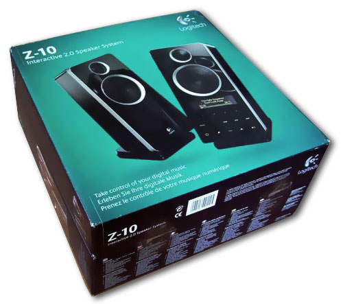 Repro Logitech Z-10 - černé monolity s USB a dotykovým displejem