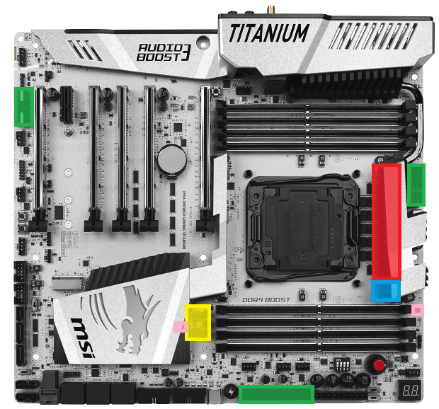 MSI X99A XPower Gaming Titanium – Herní deska pro BD-E