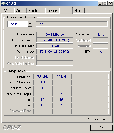 Paměťový kit G.Skill - 4GB ve dvou modulech