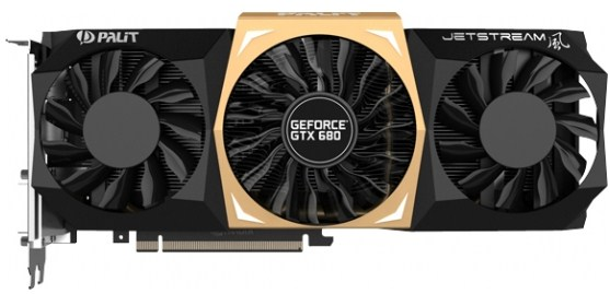 Palit GeForce GTX 680 JetStream s 4 GB VRAM vyfocena